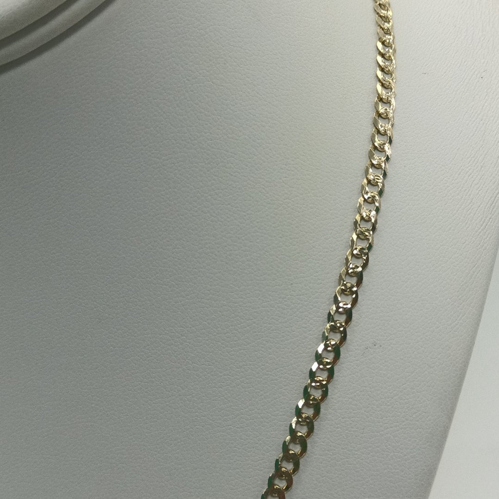 CADENA BARBADA DIAMANTADA 11.11GR 55 CM CM (NUEVO)