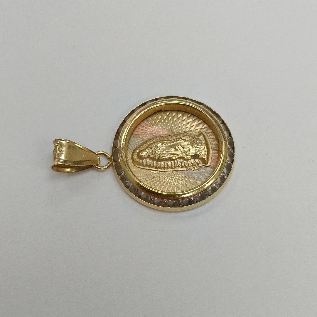 MEDALLA RELIGIOSA. ORO. 14 K 1.5 GRMS (SEMINUEVO)