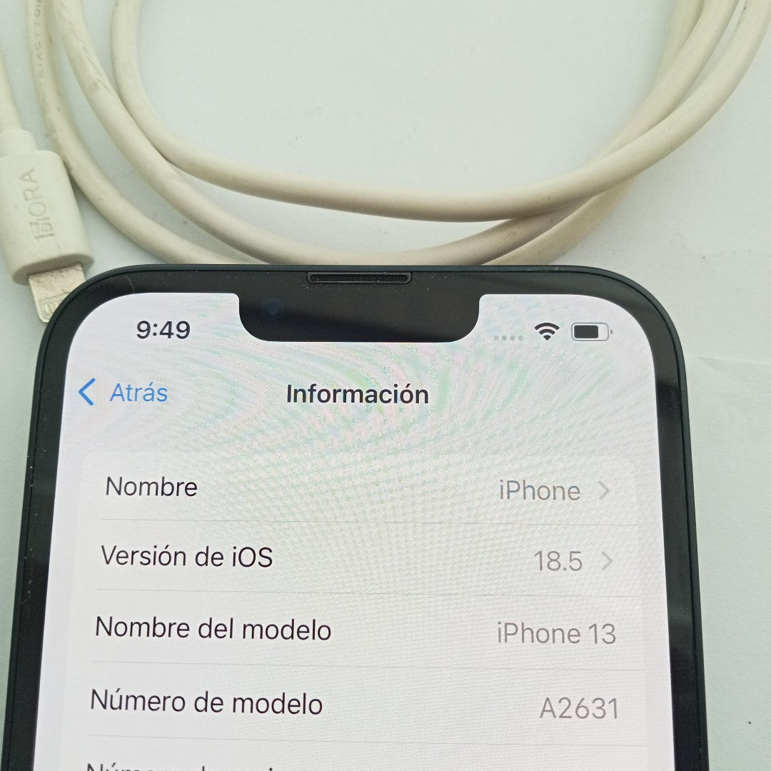 CELULAR APPLE IPHONE 13 A2631 128 GB 4 GB RAM (SEMINUEVO)