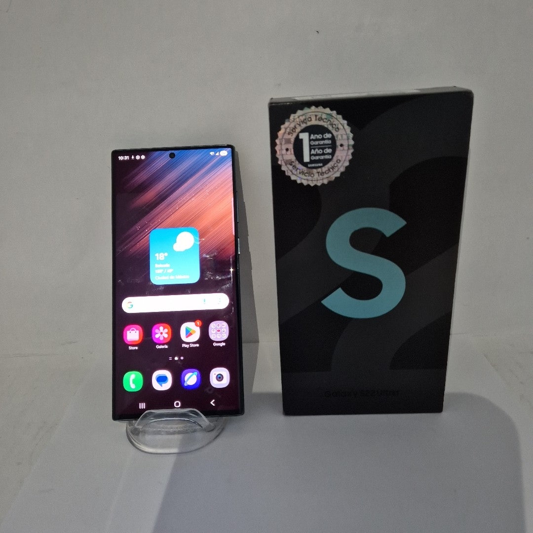 CELULAR SAMSUNG GALAXY S22 ULTRA SM-S908E 256 GB 12 GB RAM (SEMINUEVO)
