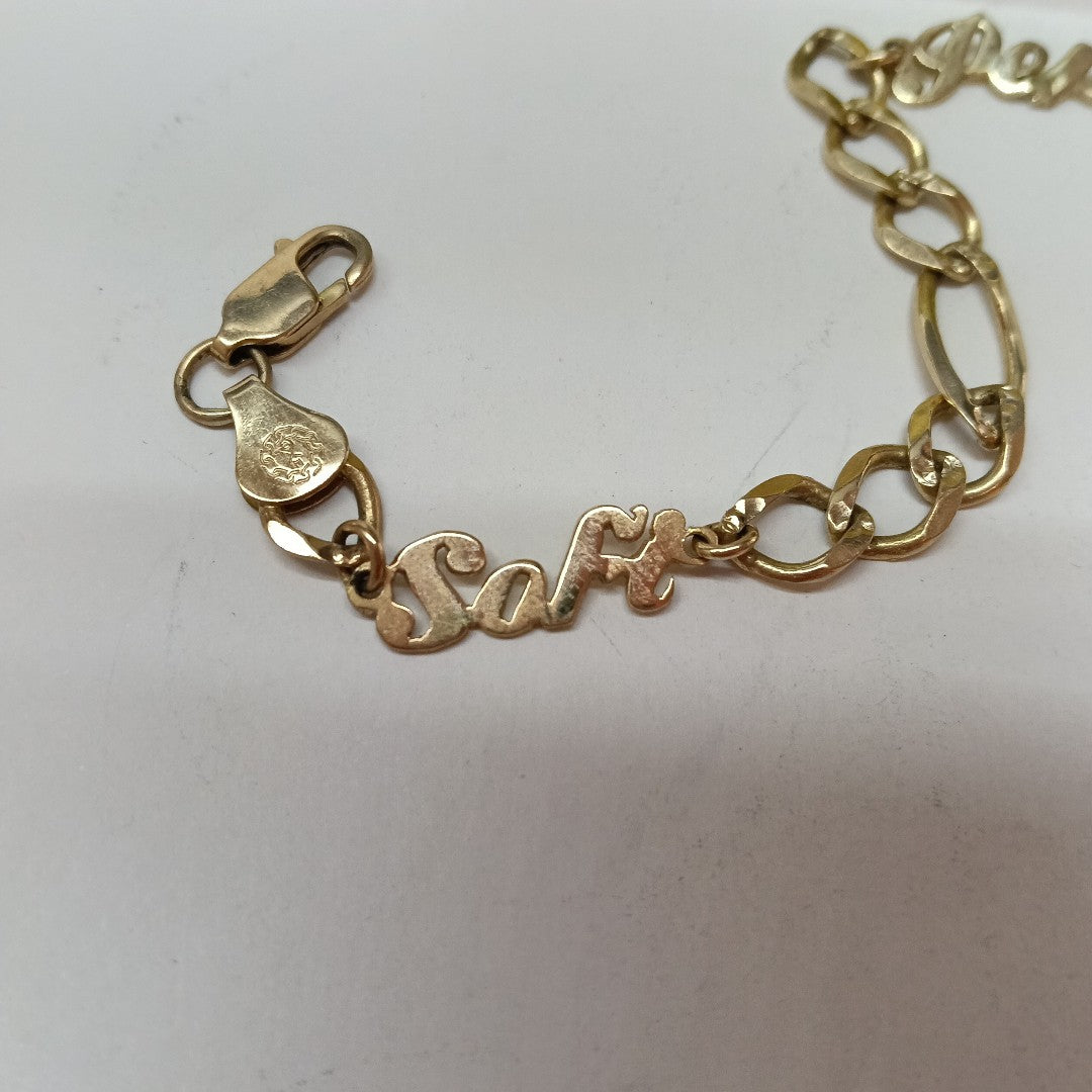 PULSERA. ORO. 10 K 10.3 GRMS (SEMINUEVO)