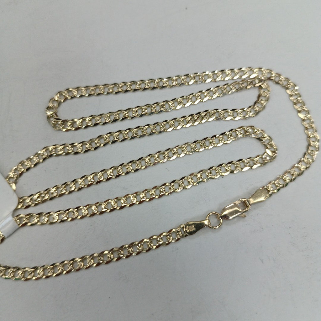 CADENA BARBADA DIAMANTADA 11.01GR 55 CM CM (NUEVO)