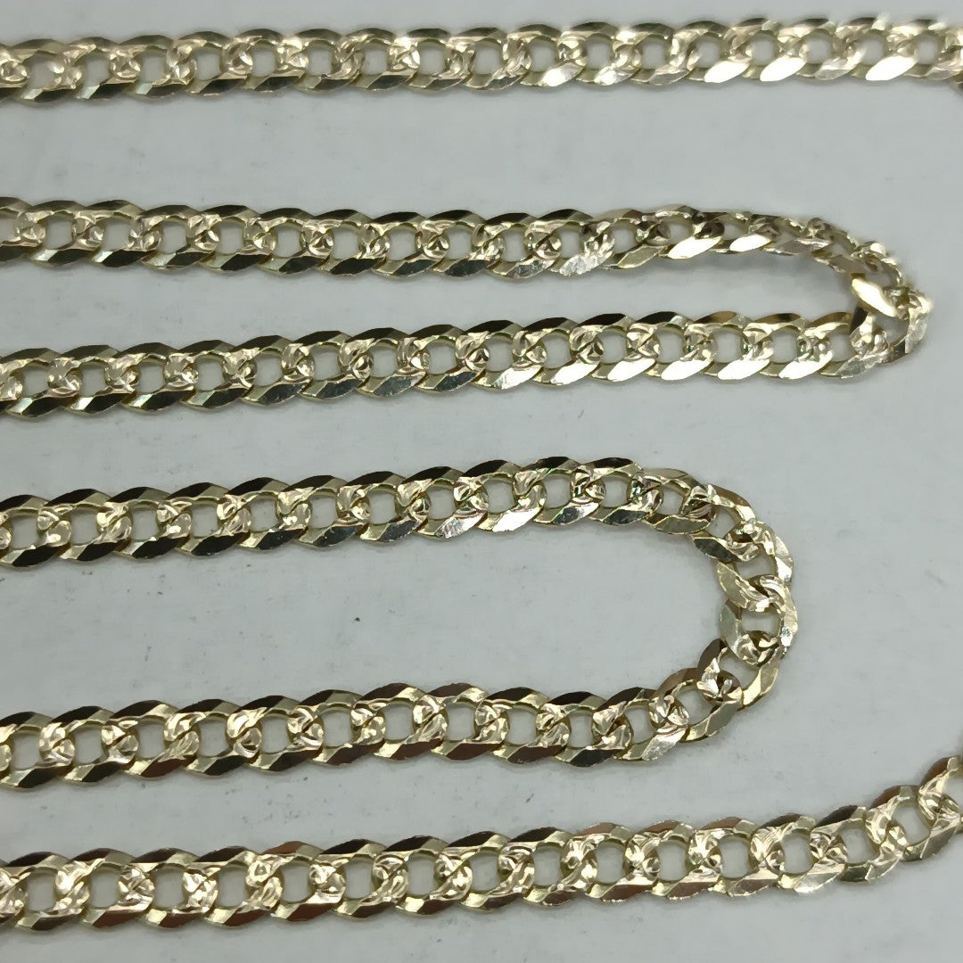 CADENA BARBADA DIAMANTADA 11.21GR 55 CM CM (NUEVO)