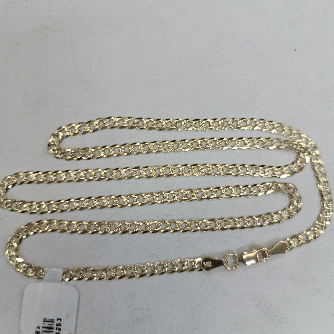 CADENA BARBADA DIAMANTADA 11.11GR 55 CM CM (NUEVO)