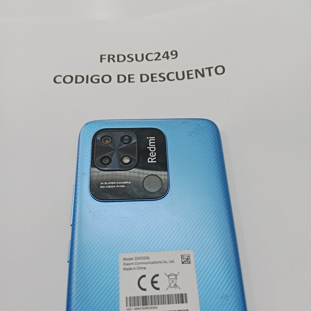 CELULAR XIAOMI REDMI 10C 220333QL 128 GB 4 GB RAM (SEMINUEVO)