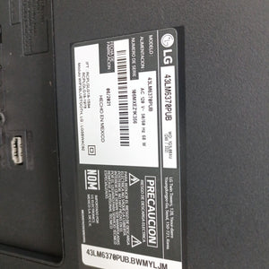 PANTALLA LG 43LM6370PUB (2021) 43" LED FULL HD (SEMINUEVO)