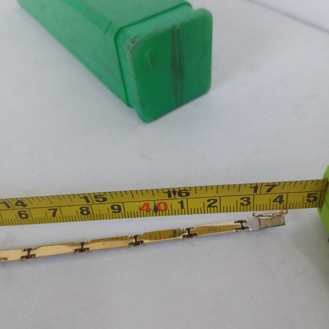 GARGANTILLA. ORO, ORO BLANCO. 14 K 12.7 GRMS (SEMINUEVO)