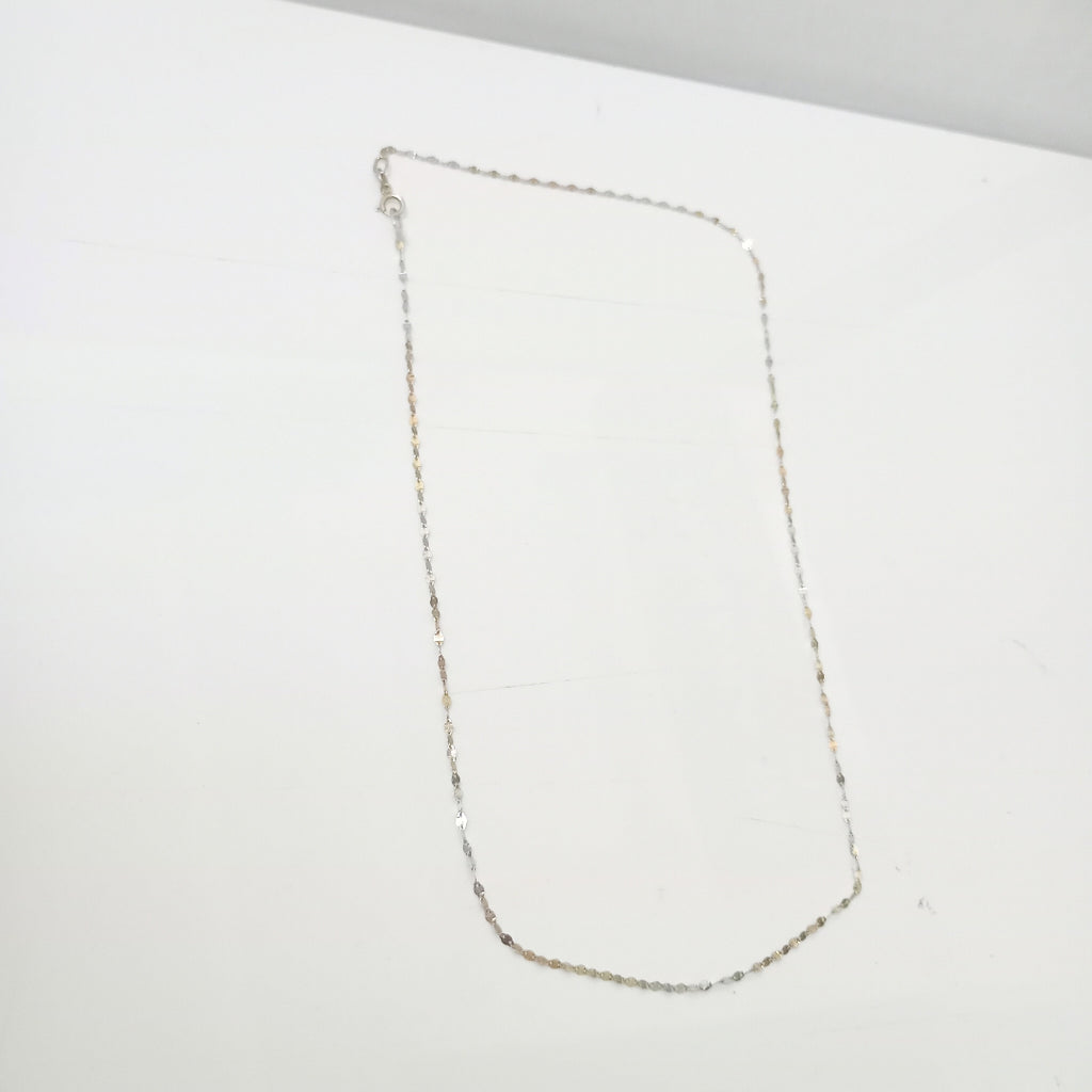 CADENA. ORO, ORO COMBINADO. 14 K 0.8 GRMS (SEMINUEVO)