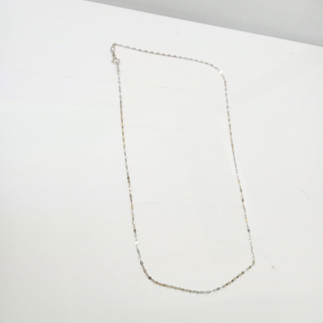 CADENA. ORO, ORO COMBINADO. 14 K 0.8 GRMS (SEMINUEVO)