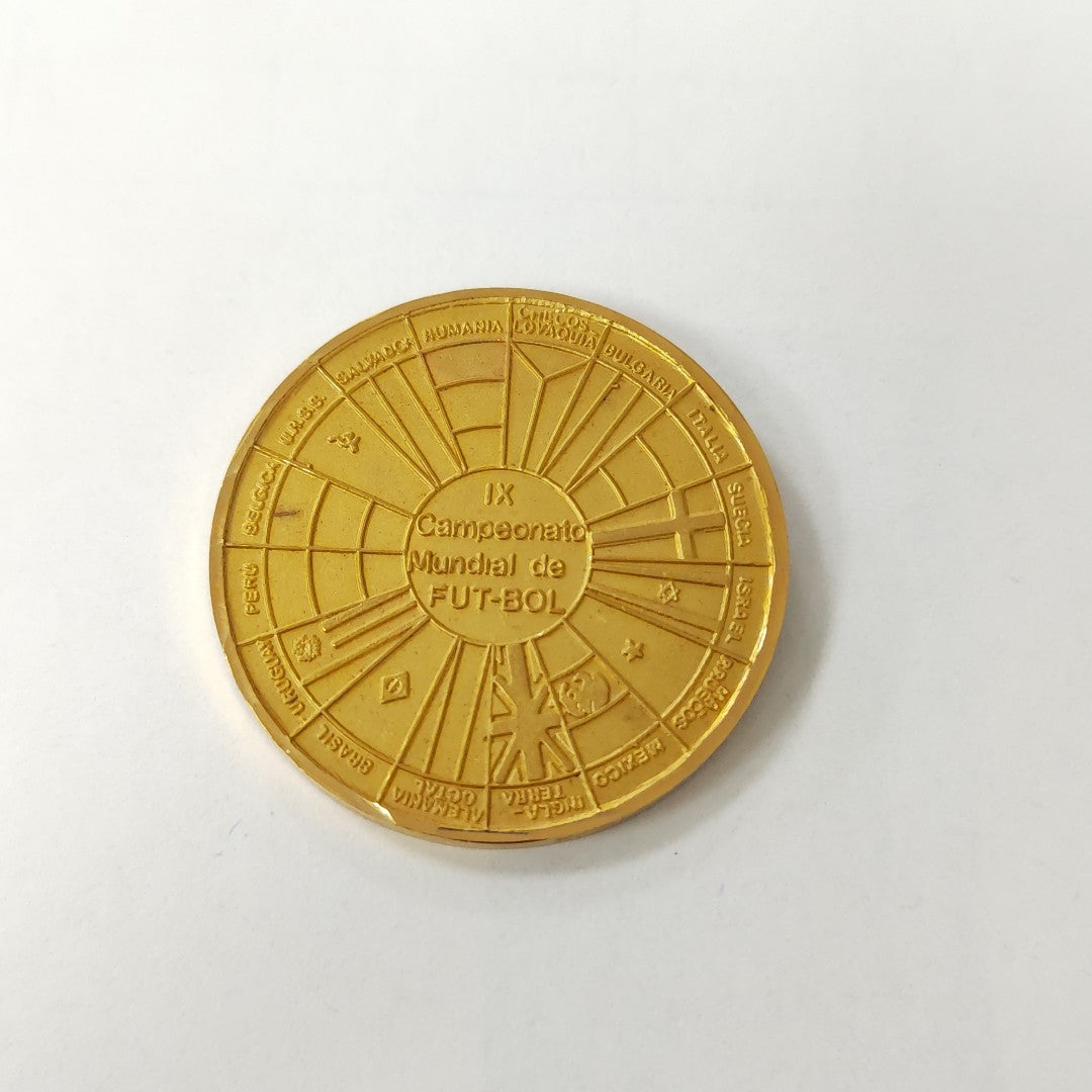 MEDALLA CONMEMORATIVA. ORO. 21 K 41.7 GRMS (SEMINUEVO)