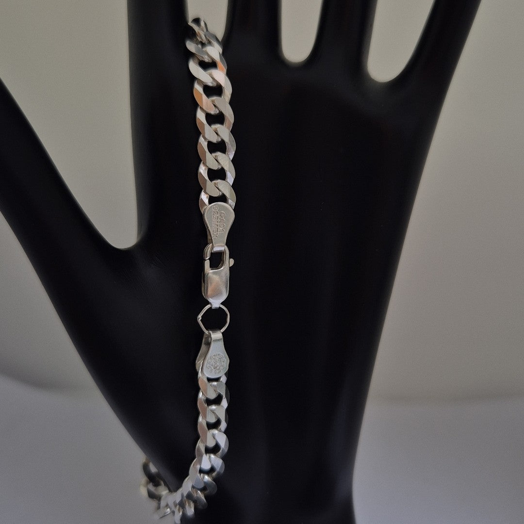 PULSERA BARBADA PLATA .925 10.6G (NUEVO)