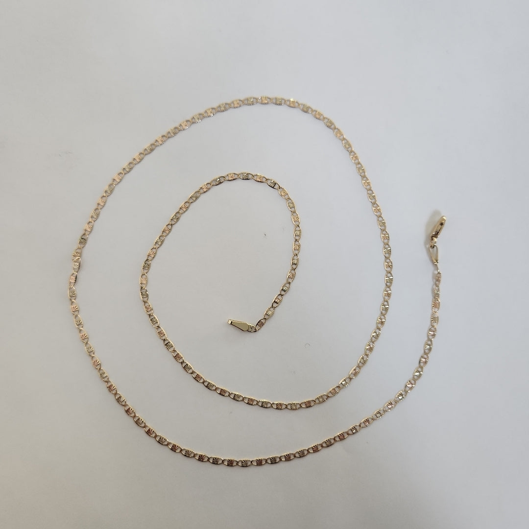 CADENA TEJIDO MARINERO 3.61GR 55 CM (NUEVO)