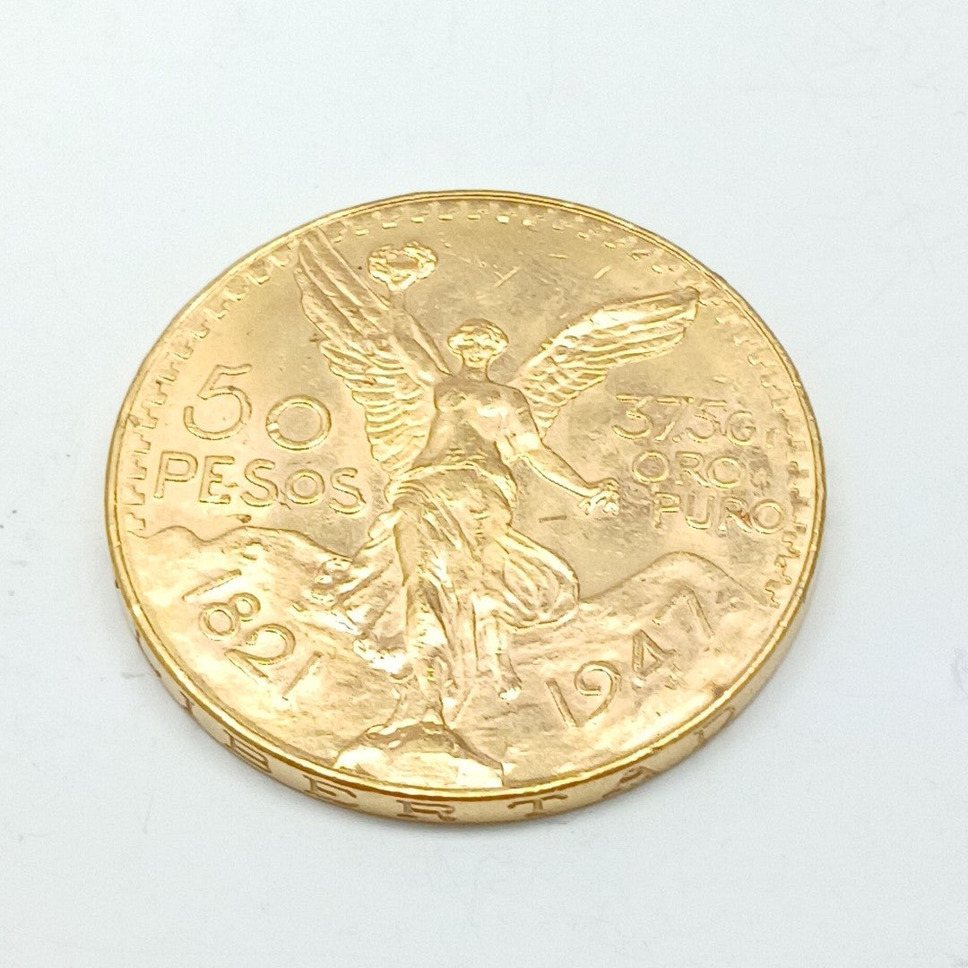 K1 41,60 GRMS 21 K IDENTIFICACIÓN MONEDA NOMINATIVA MONEDAS PESOS 50 PESOS (SEMINUEVO)