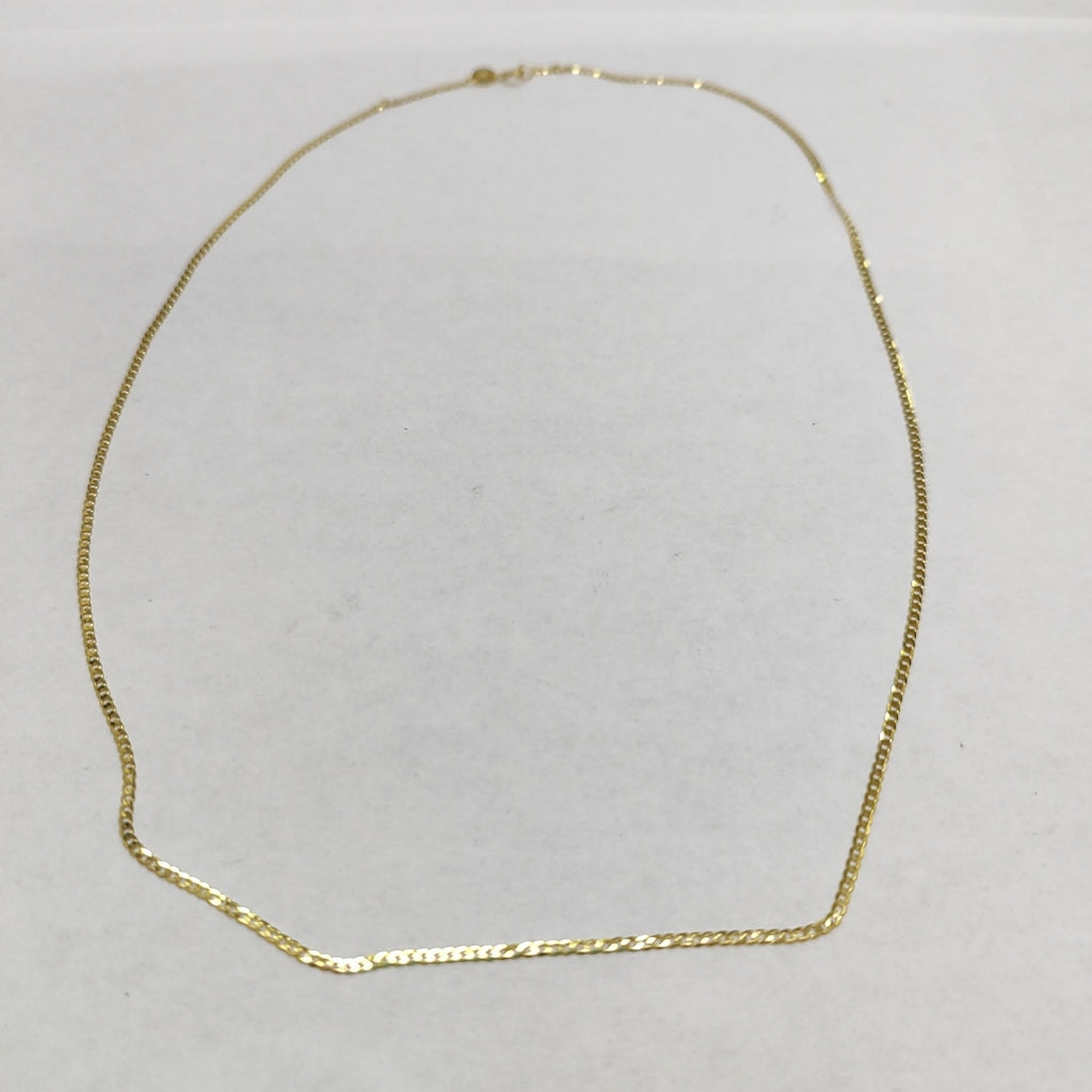 CADENAS BARBADA AMARILLA ORO 14K 1.6 (NUEVO)