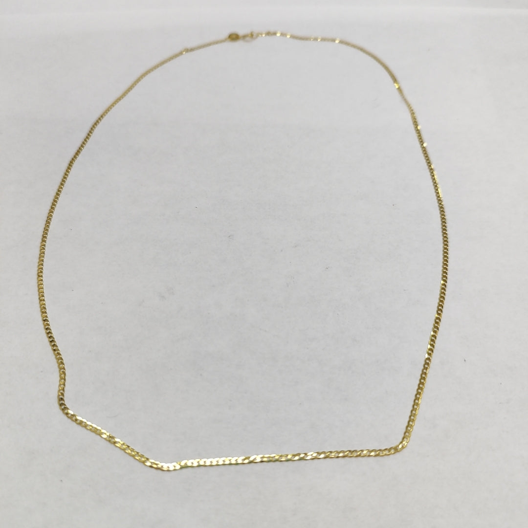 CADENAS BARBADA AMARILLA ORO 14K 1.6 (NUEVO)