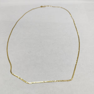 CADENAS BARBADA AMARILLA ORO 14K 1.6 (NUEVO)