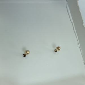 BROQUELES ORO 10K 1 (NUEVO)