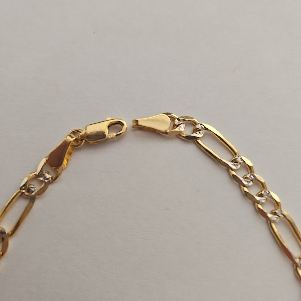 PULSERA 3 X 1 DIAMANTADA 6.6GR 21 CM (NUEVO)