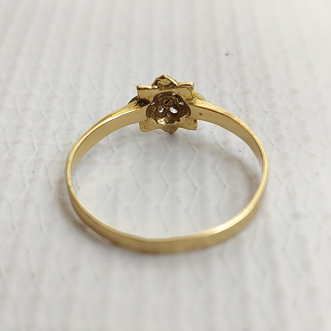 K1 1,30 GRMS 14 K ESPECIFICACIONES COMPLEMENTARIAS ANILLITO C CORC PDR COL ORO 1 (SEMINUEVO)