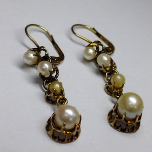 ARETES PAR. ORO. 10 K 4.1 GRMS (SEMINUEVO)