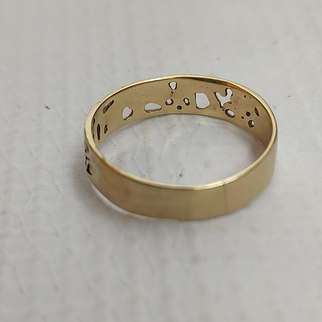 K1 1,60 GRMS 10 K ESPECIFICACIONES COMPLEMENTARIAS ARGOLLA DE LA SUERTE ORO 10K (SEMINUEVO)