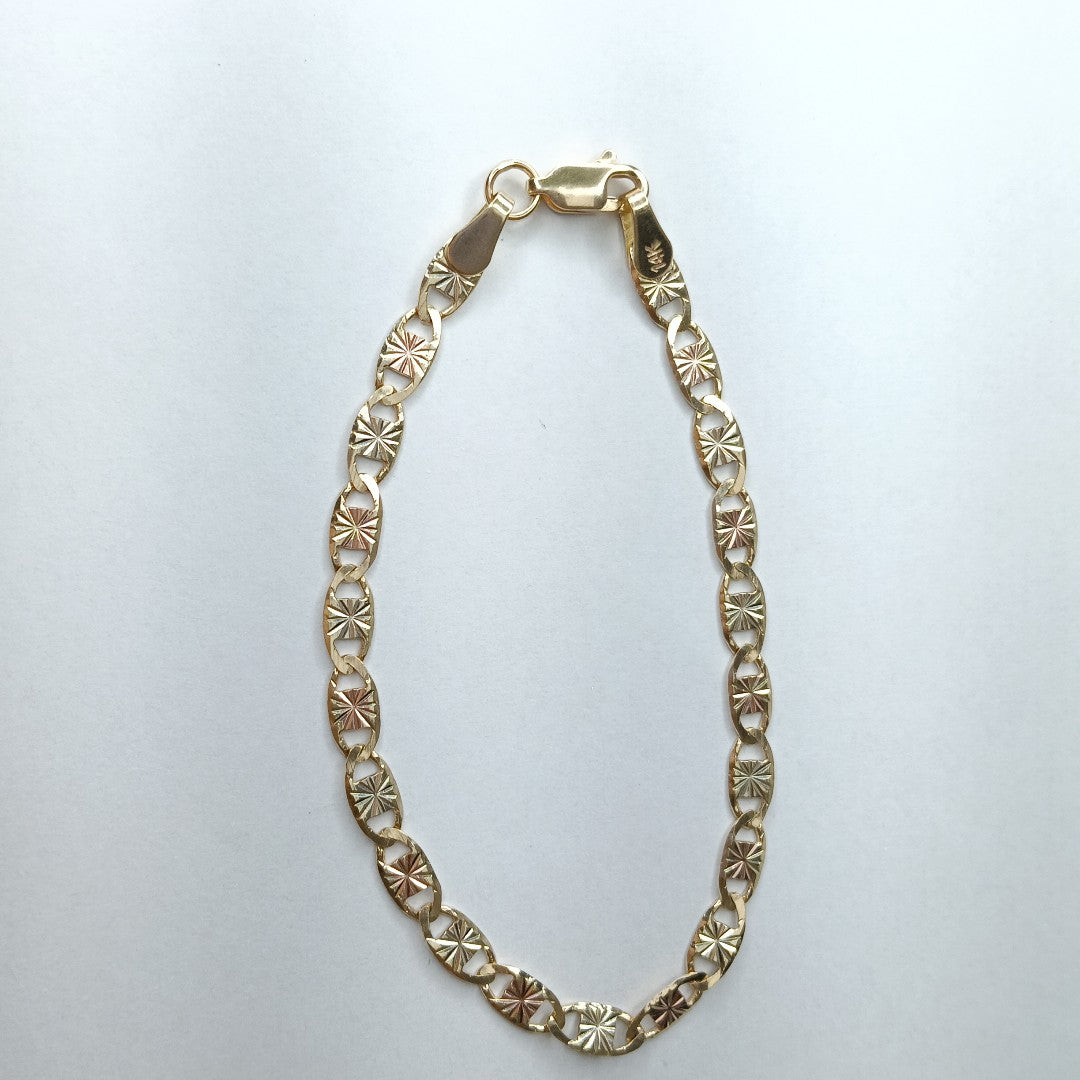 PULSERA TEJIDO MARINERO 3.91GR 18 CM (NUEVO)