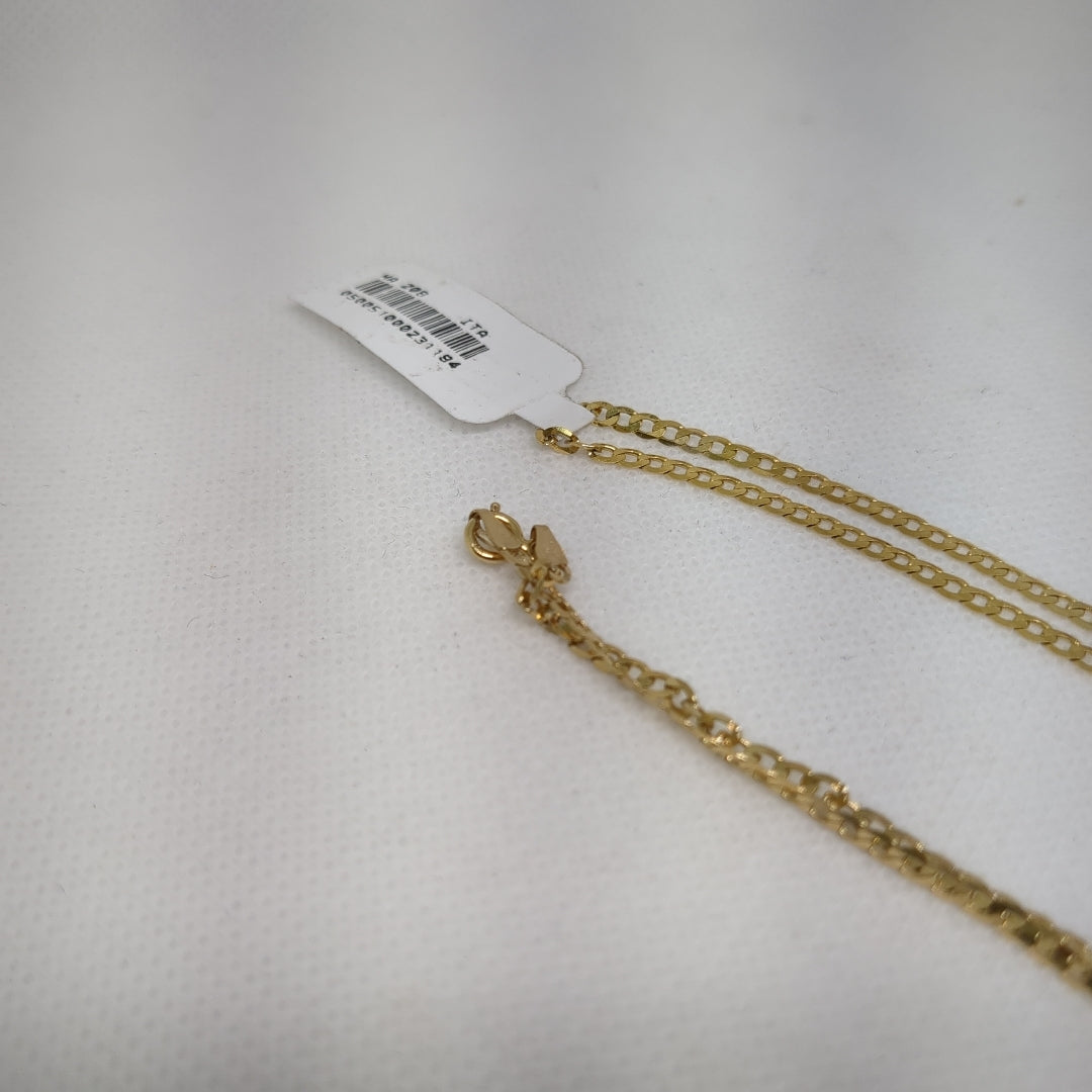 CADENAS BARBADA AMARILLA ORO 10K 3.2 (NUEVO)