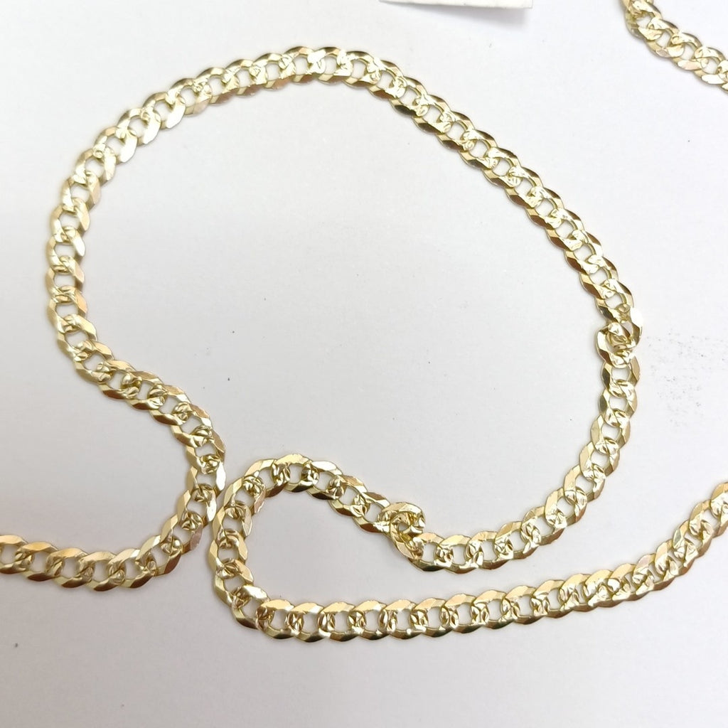 CADENA BARBADA DIAMANTADA 12.01GR 60 CM CM (NUEVO)