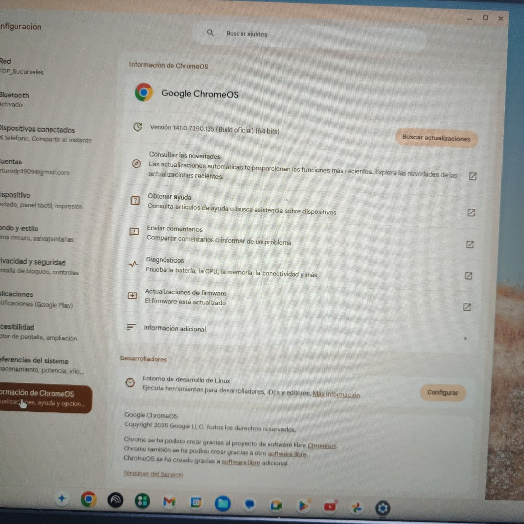 LAPTOP ACER CHROMEBOOK 315 CB315-3H-C0VT (2022) 128 GB SSD 4 GB RAM (SEMINUEVO)