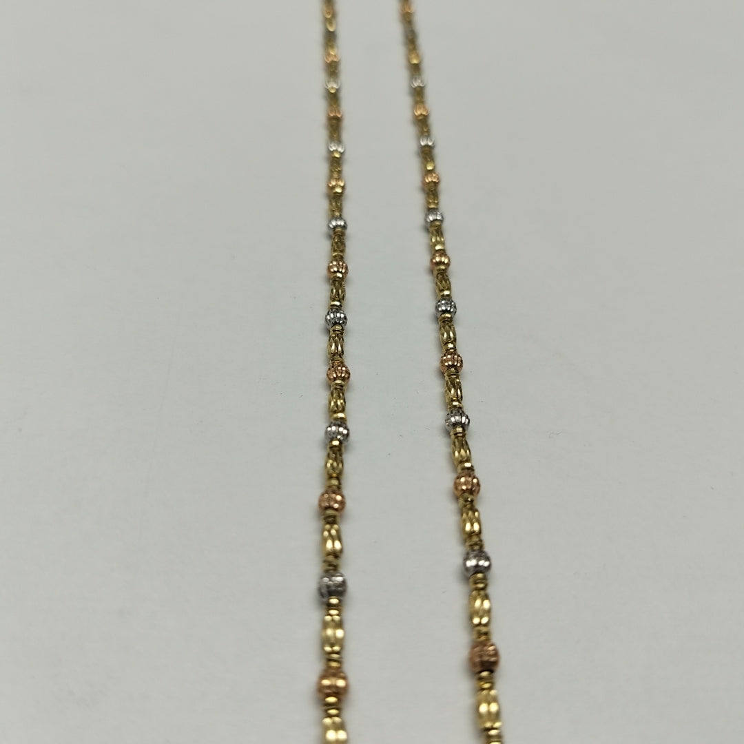 CADENA. ORO. 14 K 8 GRMS (SEMINUEVO)