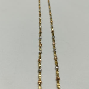 CADENA. ORO. 14 K 8 GRMS (SEMINUEVO)