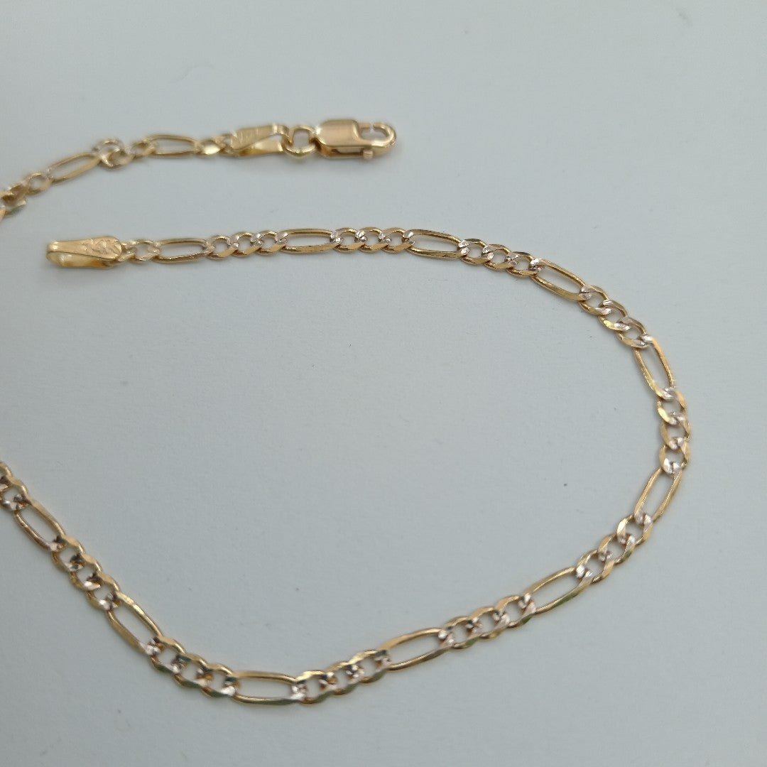 PULSERA 3 X 1 DIAMANTADA 2.1GR 18 CM (NUEVO)