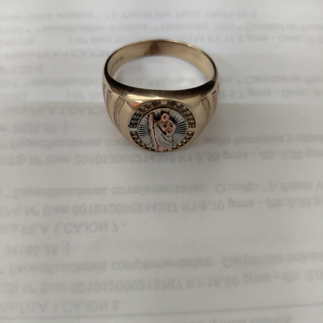 ANILLO. ORO. 10 K 8 GRMS (SEMINUEVO)