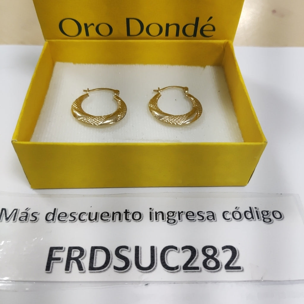 ARRACADAS PAR. ORO. 10 K 1.6 GRMS (SEMINUEVO)