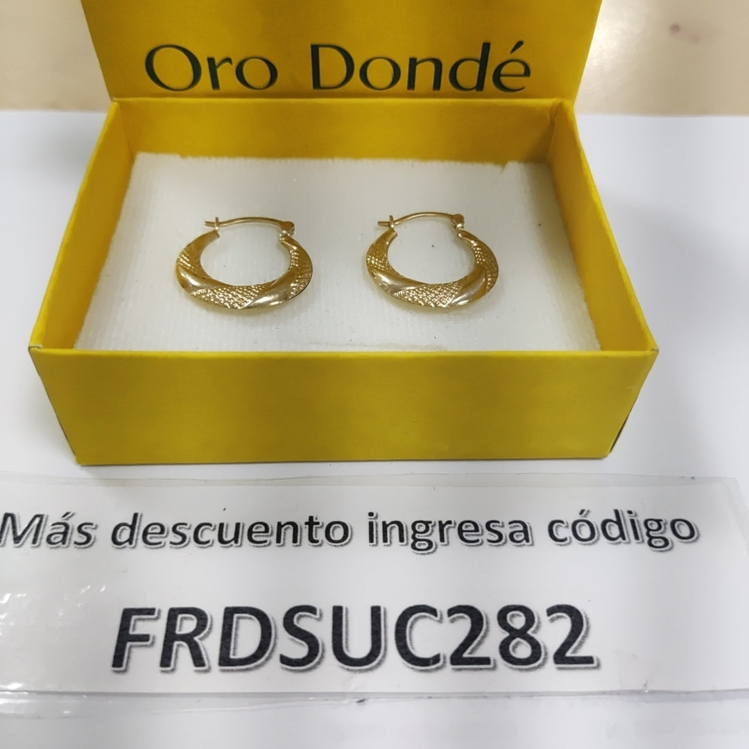 ARRACADAS PAR. ORO. 10 K 1.6 GRMS (SEMINUEVO)