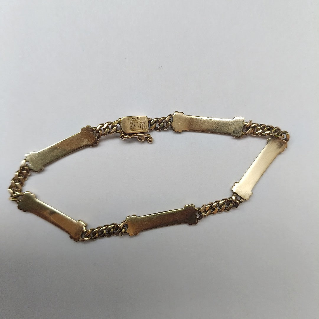 PULSERA. ORO. 14 K 12.8 GRMS (SEMINUEVO)