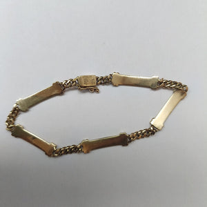 PULSERA. ORO. 14 K 12.8 GRMS (SEMINUEVO)