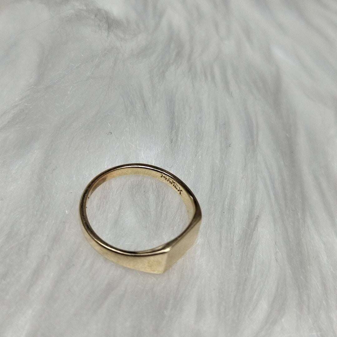 ANILLO. ORO. 14 K 1.8 GRMS (SEMINUEVO)