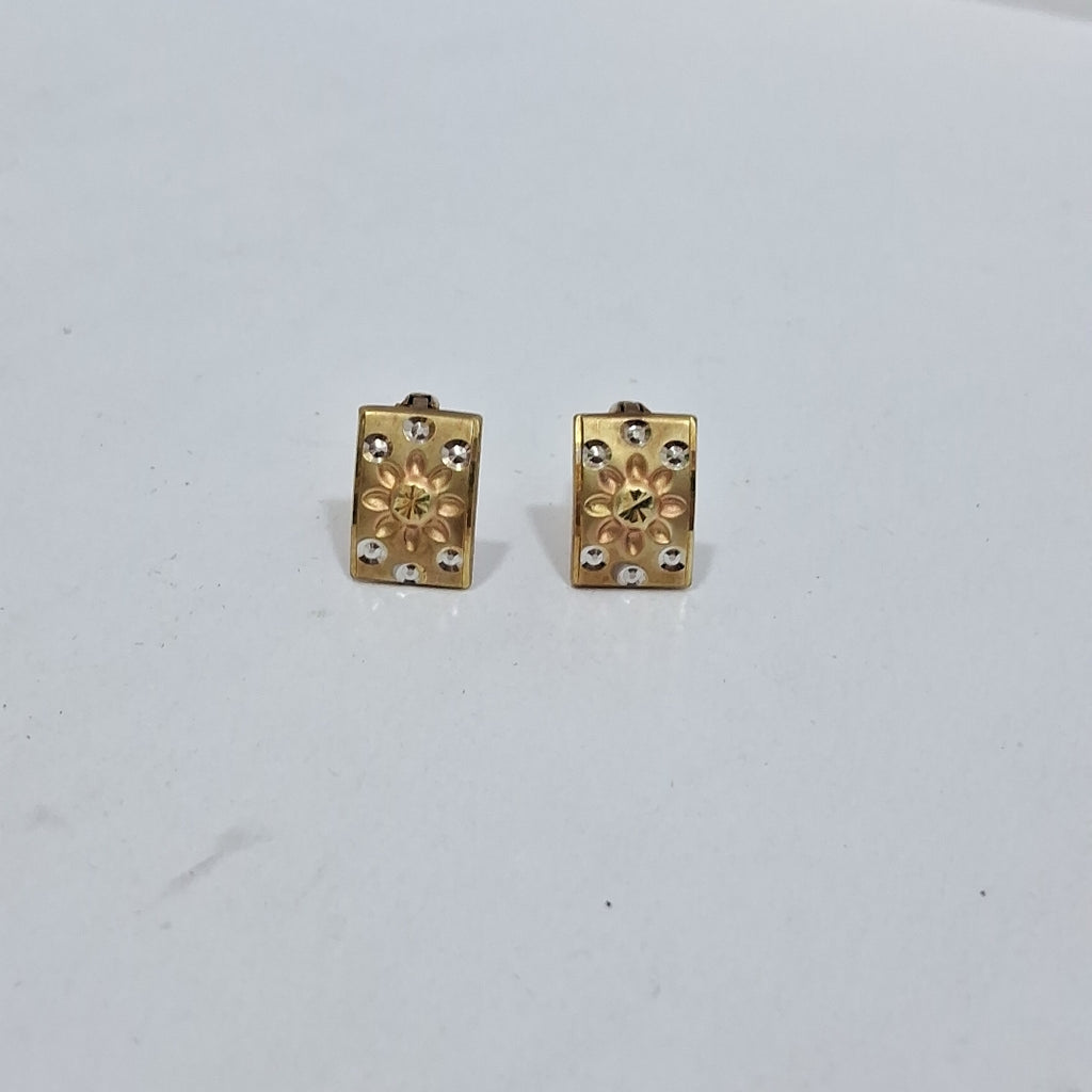 ARETES PAR. ORO. 14 K 2.9 GRMS (SEMINUEVO)