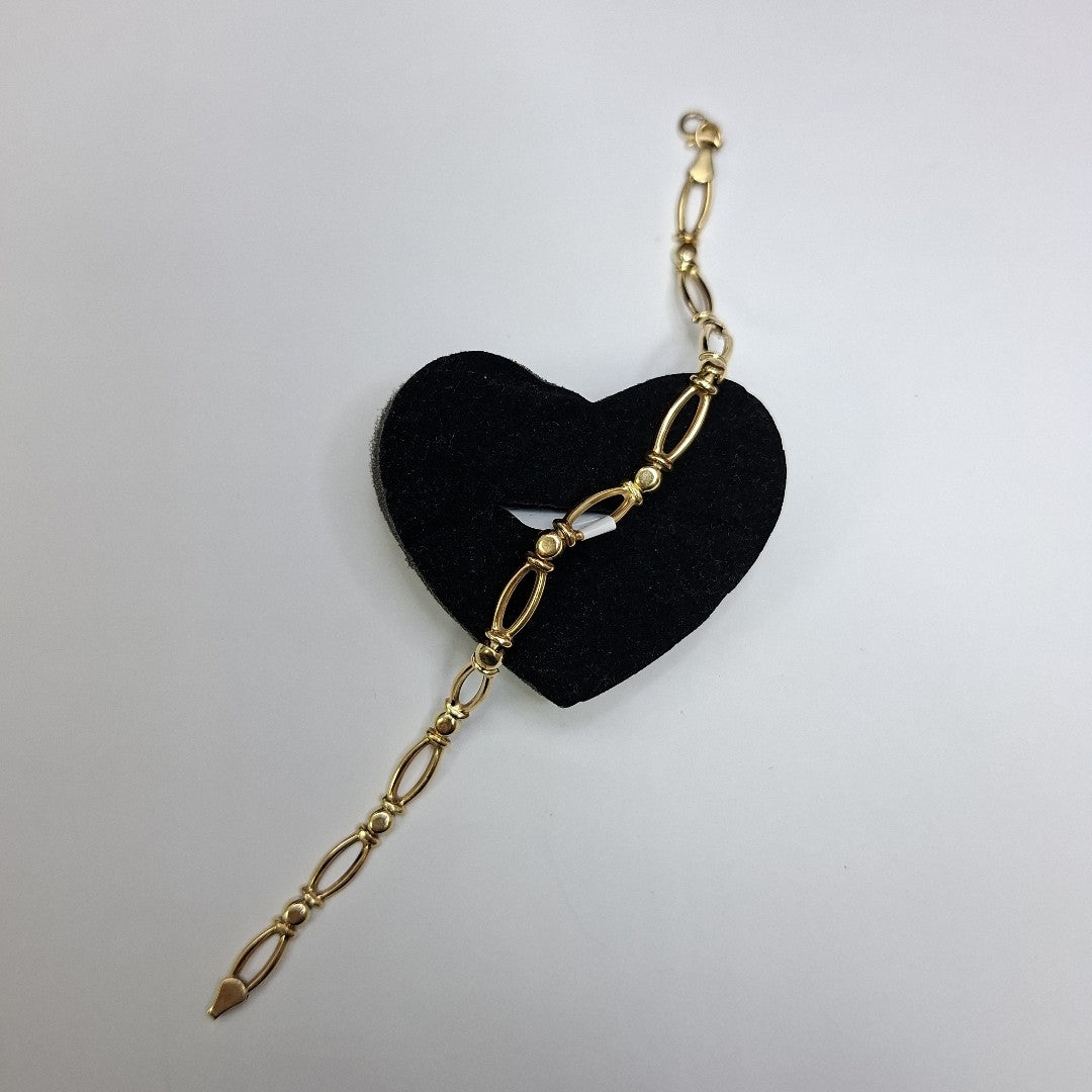 PULSERA. ORO. 14 K 4.6 GRMS (SEMINUEVO)