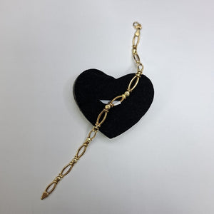 PULSERA. ORO. 14 K 4.6 GRMS (SEMINUEVO)