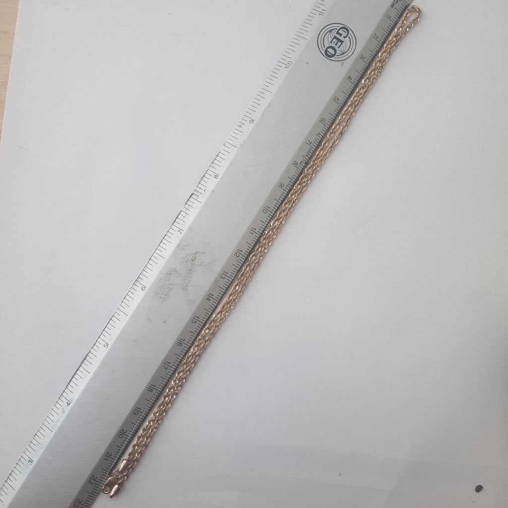 CADENA. ORO. 14 K 2.2 GRMS (SEMINUEVO)