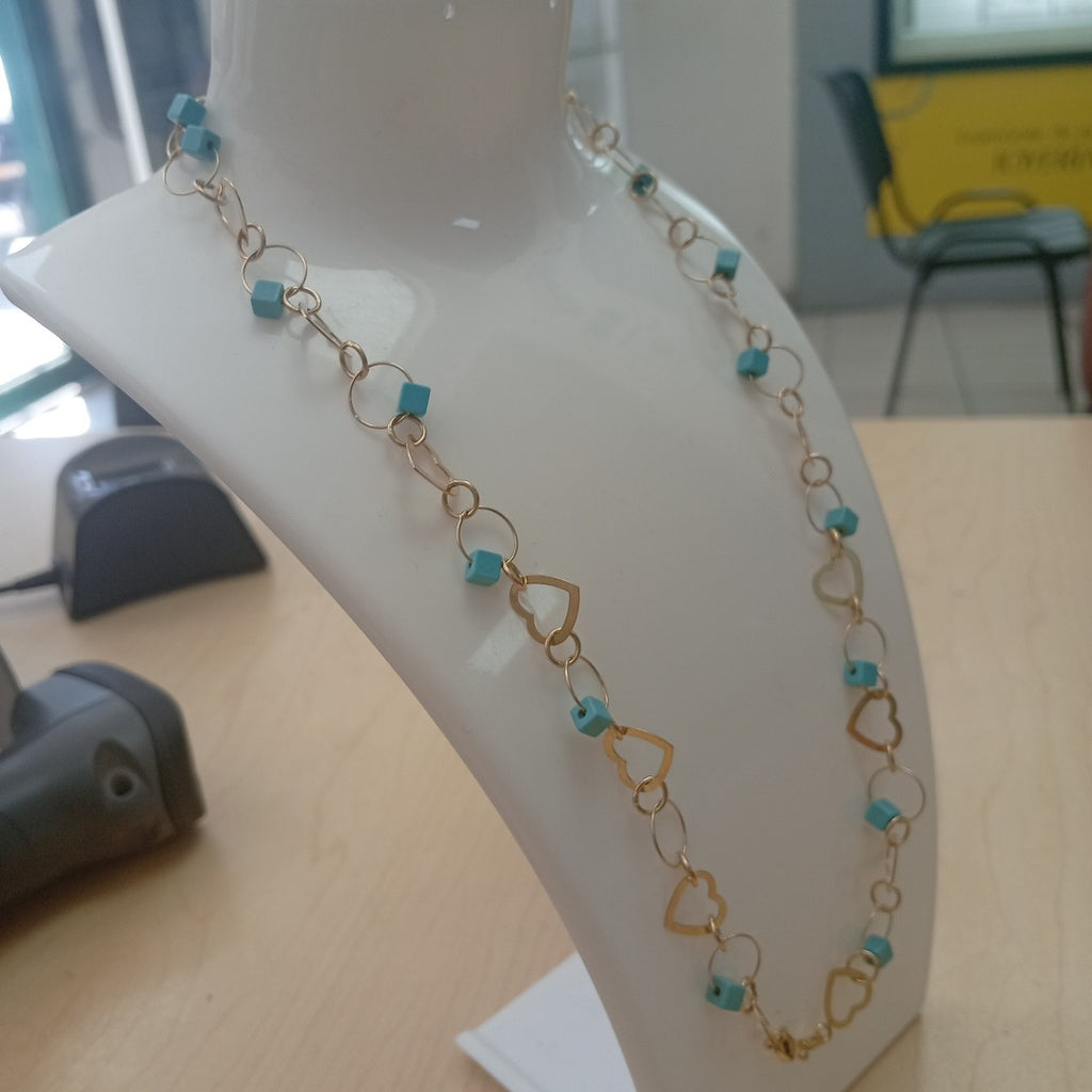 K1 10,70 GRMS 14 K ESPECIFICACIONES COMPLEMENTARIAS GARGANTILLA HECHURA ESPECIA (SEMINUEVO)