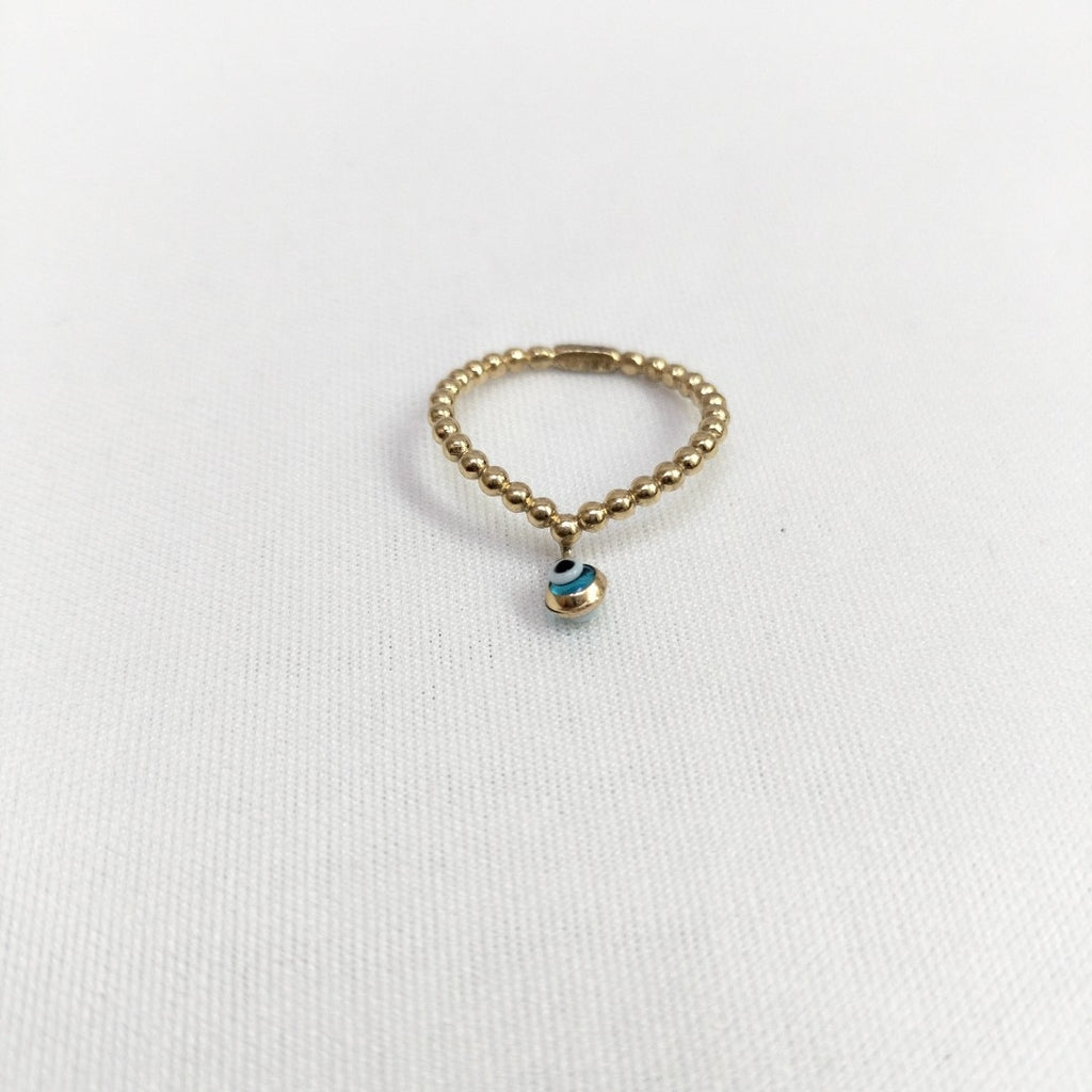 10024AND00055A1642 FRD6 ANILLO CON OJO COLGANDO ORO 10K 1.5GRS (NUEVO)