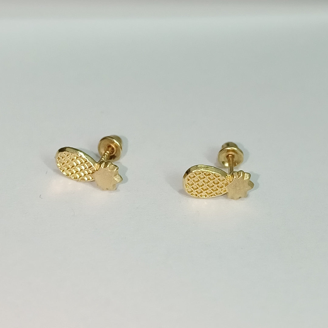 BROQUELES ORO 14K 1 (NUEVO)