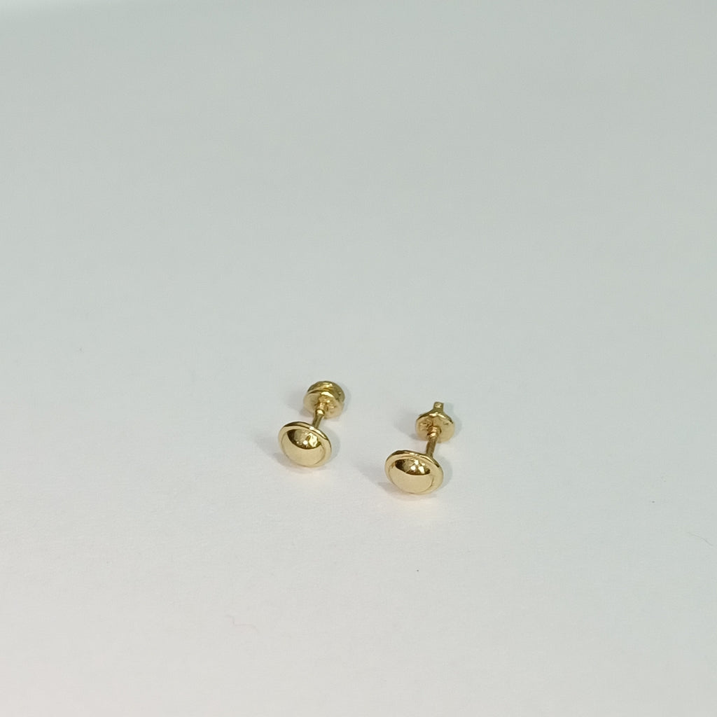 BROQUELES ORO 14K 1 (NUEVO)