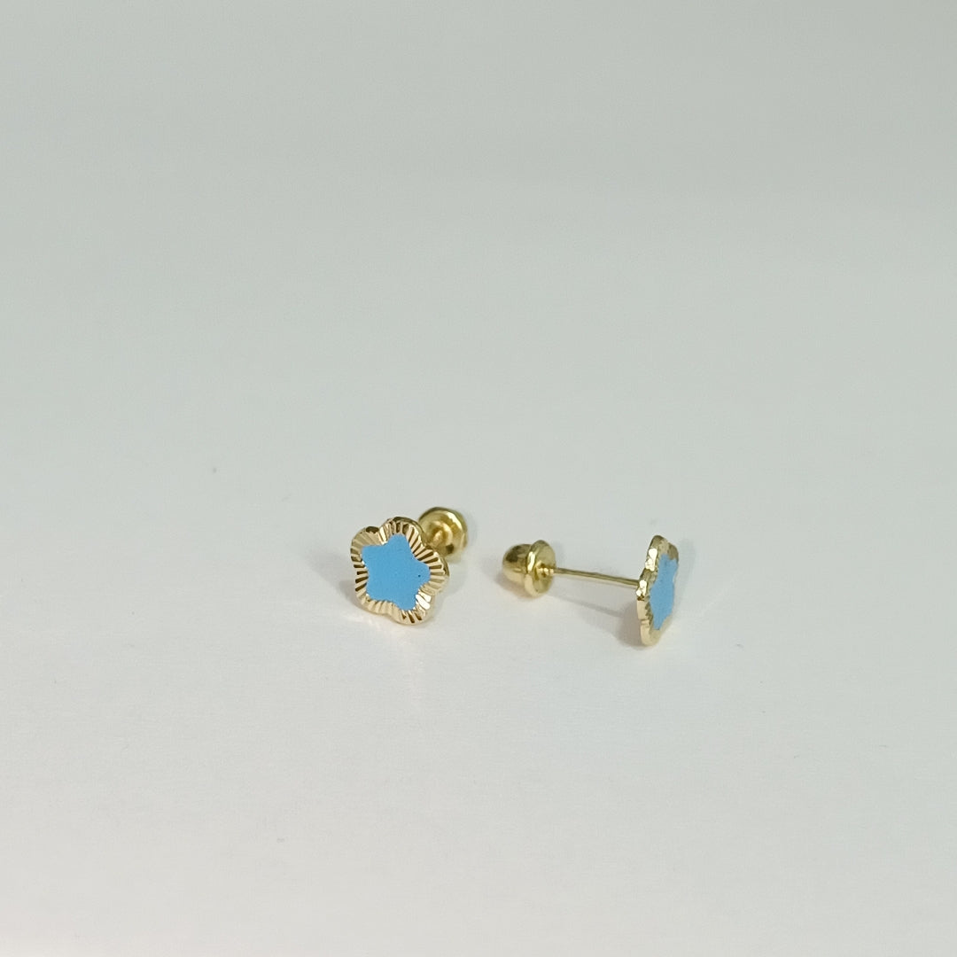 BROQUELES ORO 10K 1 (NUEVO)