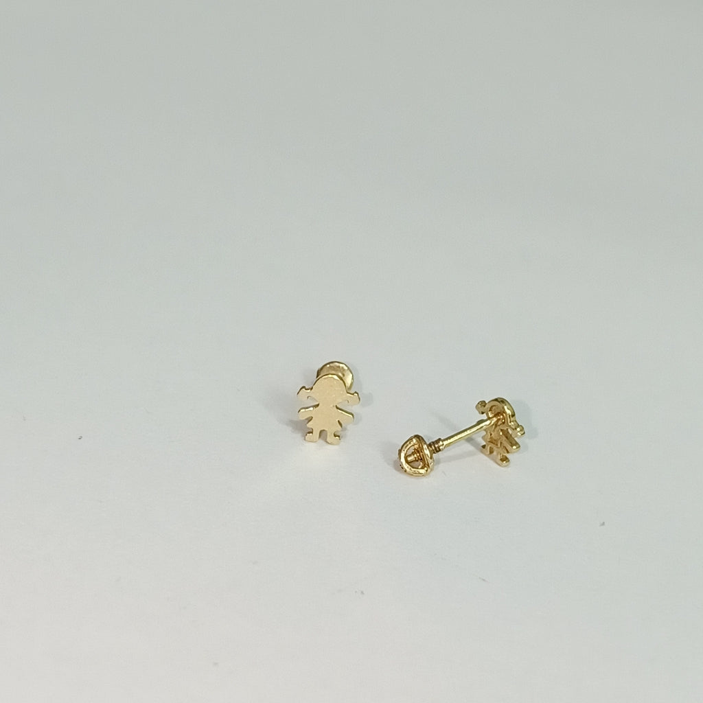 BROQUELES ORO 14K 1 (NUEVO)