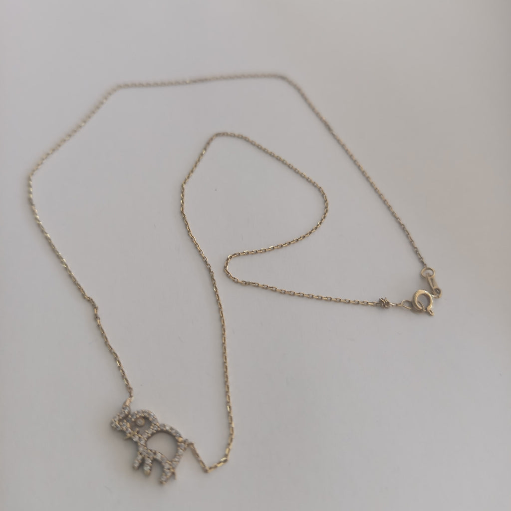 GARGANTILLA. ORO. 10 K 2.1 GRMS (SEMINUEVO)