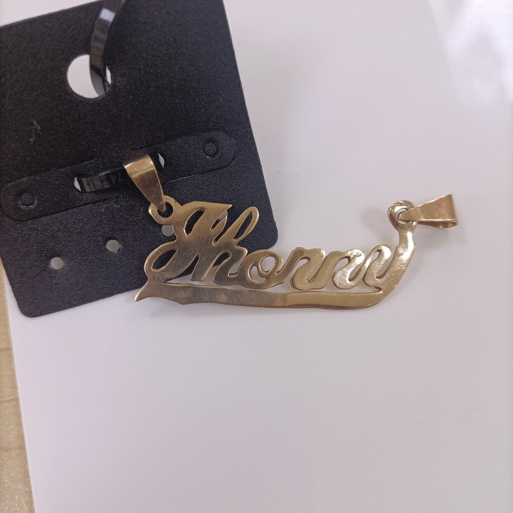 K1 2,50 GRMS 10 K ESPECIFICACIONES COMPLEMENTARIAS DIJE NOMBRE JHONNY (SEMINUEVO)